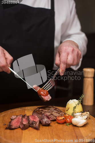 Image of grilled beef steak