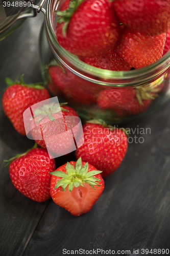 Image of Fresh ripe strawberry