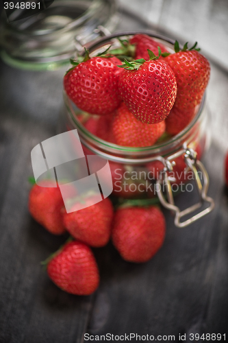 Image of Fresh ripe strawberry