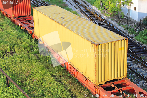 Image of Container at Train