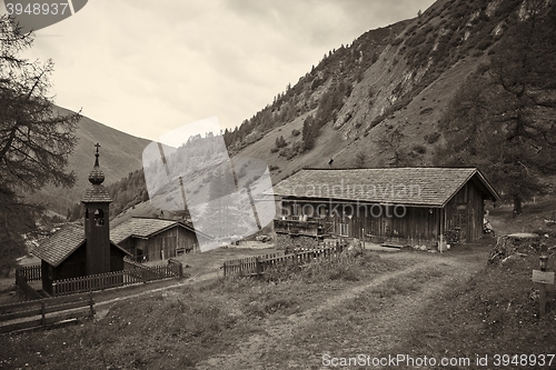 Image of Alpine Landscape with cottages