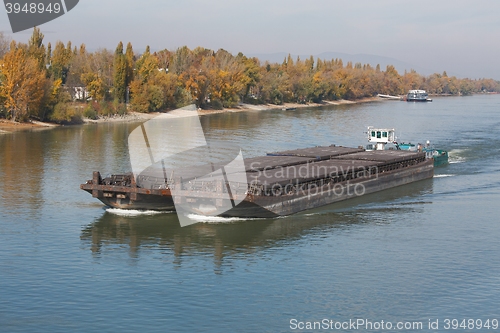 Image of Barge from above