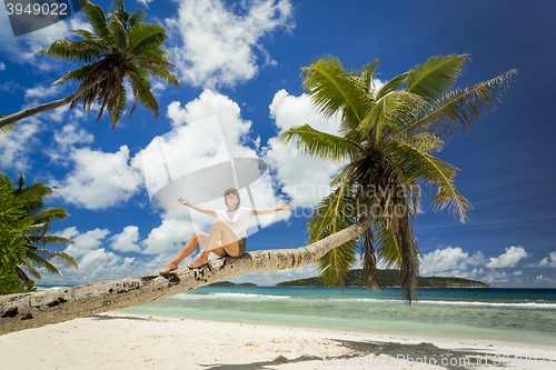 Image of Relaxing On Palmtree