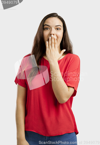 Image of Astonished woman