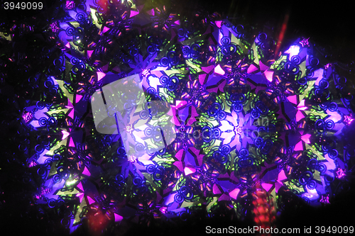 Image of color kaleidoscope texture