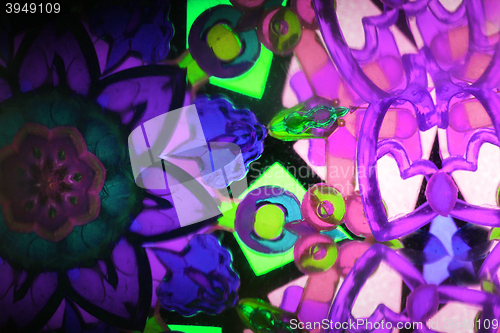 Image of color kaleidoscope texture