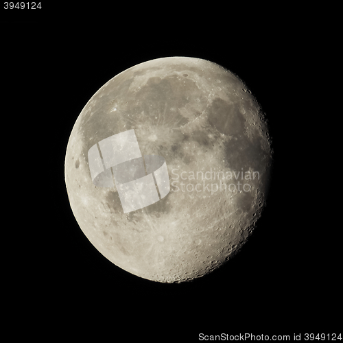 Image of Waning gibbous moon