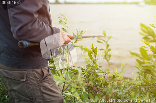 Image of Fisherman at the river