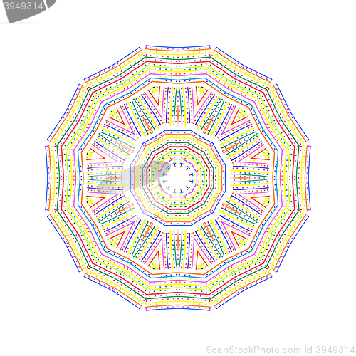 Image of Abstract colorful shape