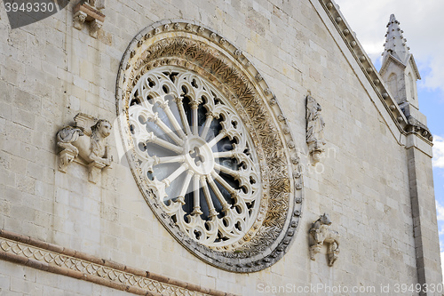 Image of Rose window cathedral Italy