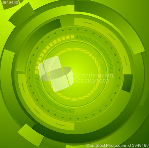 Image of Green tech corporate abstract background