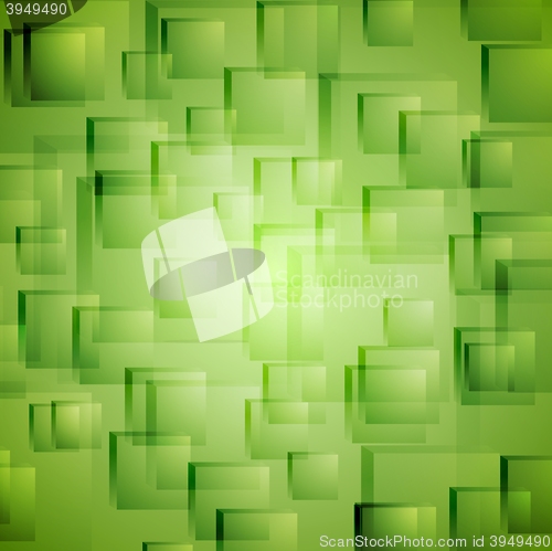 Image of Bright green geometric background