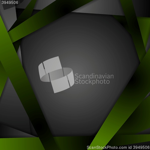 Image of Dark green stripes abstract background