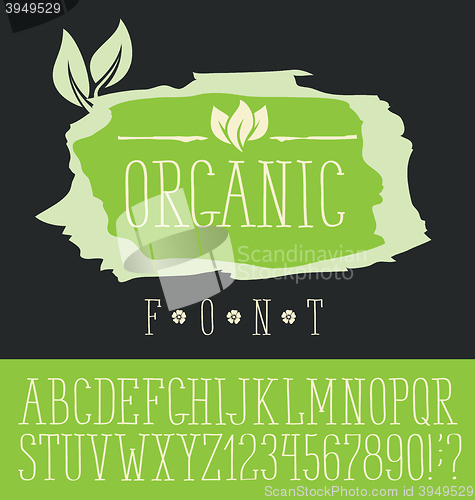 Image of Logotype with font