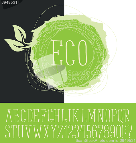 Image of Logotype with font