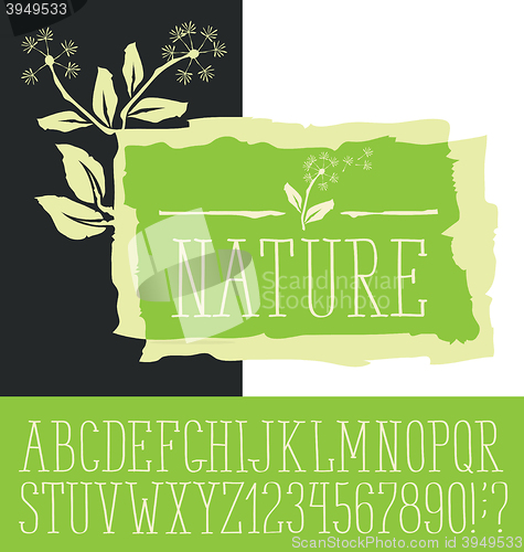 Image of Logotype with font