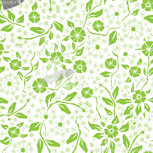 Image of Seamless pattern with flower