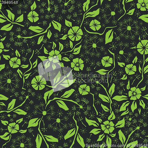 Image of Seamless pattern with flower