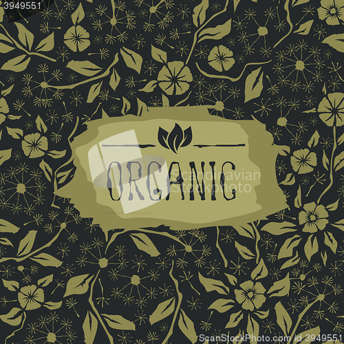 Image of Seamless pattern with flower