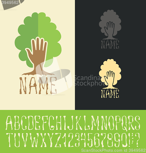 Image of Logotype with font