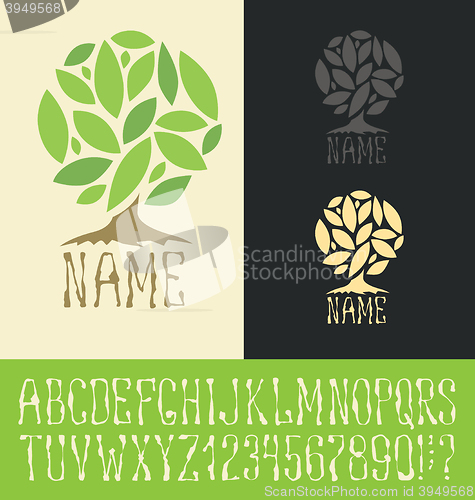 Image of Logotype with font