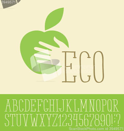 Image of Logotype with font