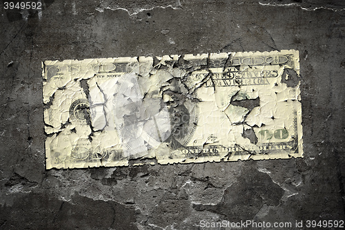 Image of worn 100 dollar note