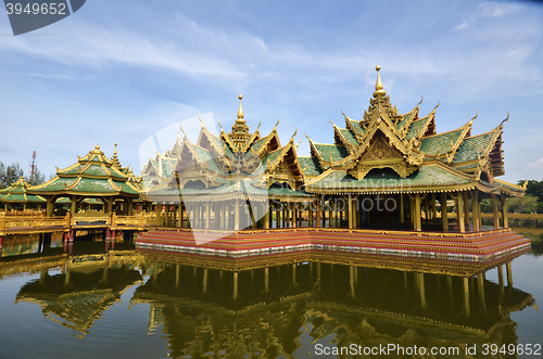 Image of Pavilion of the Enlightened in Ancient city in Bangkok