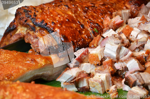 Image of Roasted Pork in Market