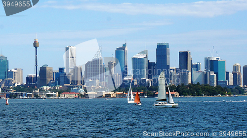 Image of Sydney city CBD towers and office buildings