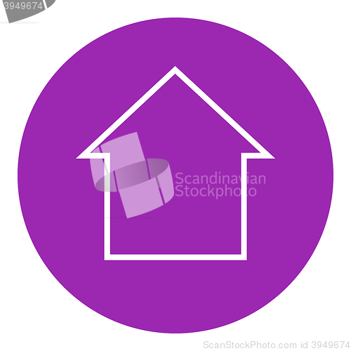 Image of House line icon.