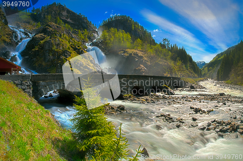 Image of Laatefoss in Odda