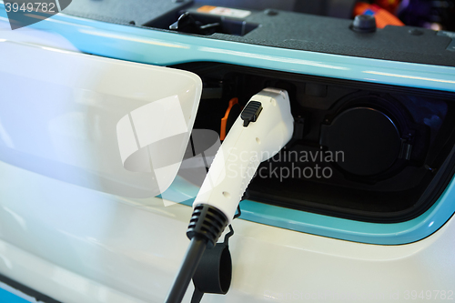 Image of Charging an electric car