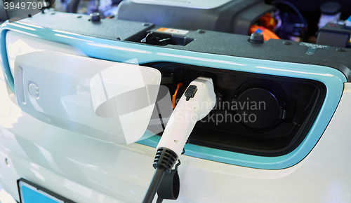 Image of Charging an electric car