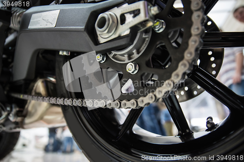 Image of Motorcycle drive chain