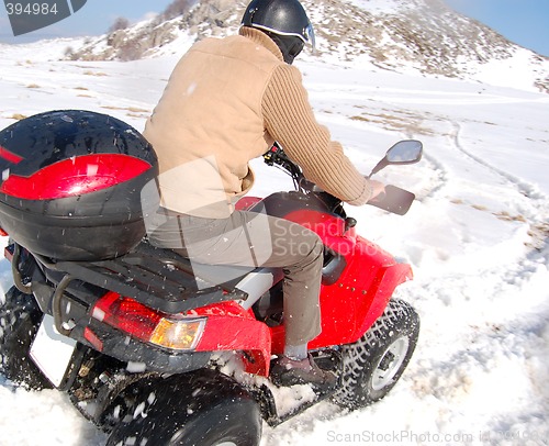 Image of Quad adrenaline in snow