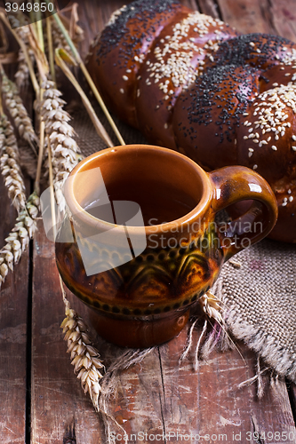 Image of Rustic pastries and tea