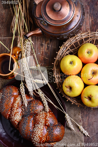 Image of Rustic pastries and tea