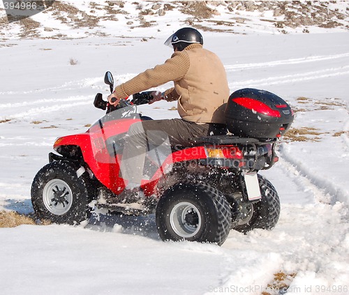 Image of Quad adrenaline in snow