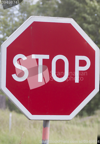 Image of stop sign