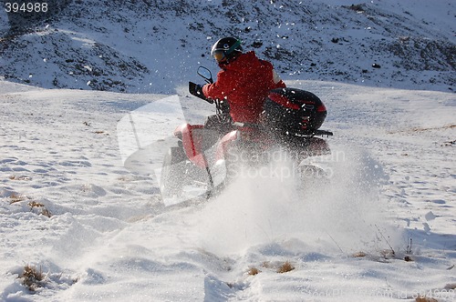 Image of Quad in snow