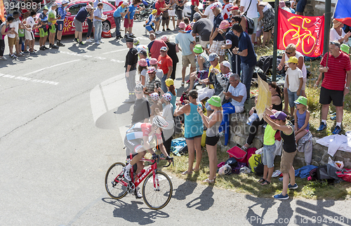Image of The Cyclist Bob Jungels on Col du Glandon - Tour de France 2015