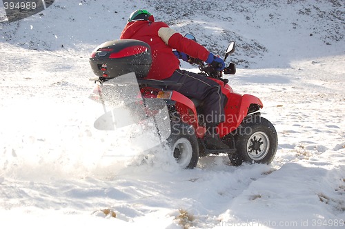 Image of Quad in snow