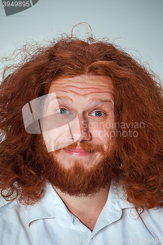 Image of The young man looking at camera