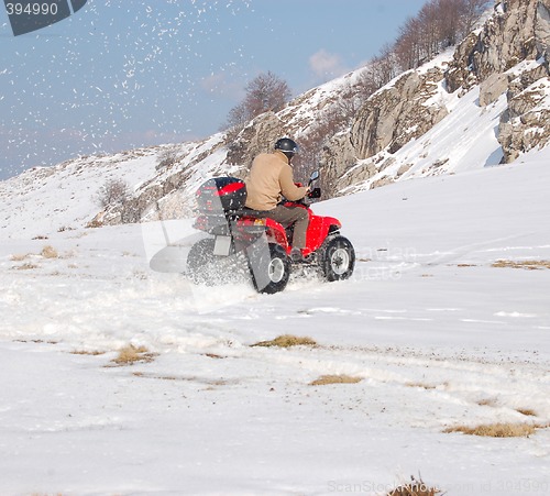 Image of Quad adrenaline in snow