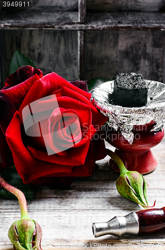 Image of Shisha with the scent of roses