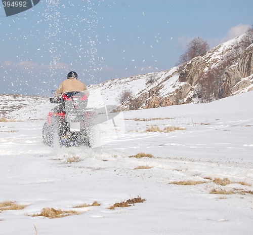 Image of Quad adrenaline in snow