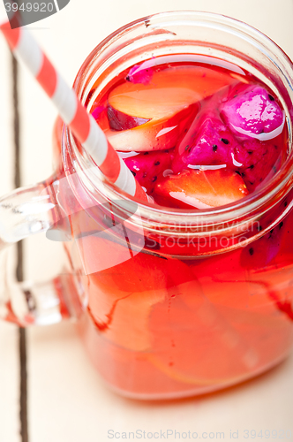 Image of fresh fruit punch drink