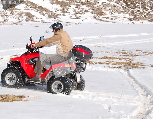 Image of Quad adrenaline in snow