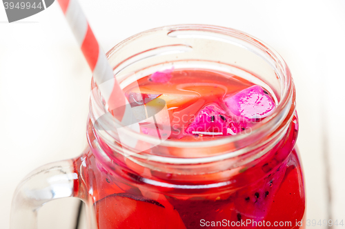 Image of fresh fruit punch drink